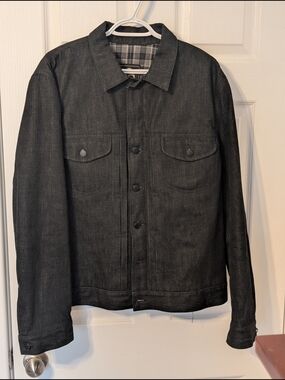 BBlessing Selvedge Black Denim Jacket.